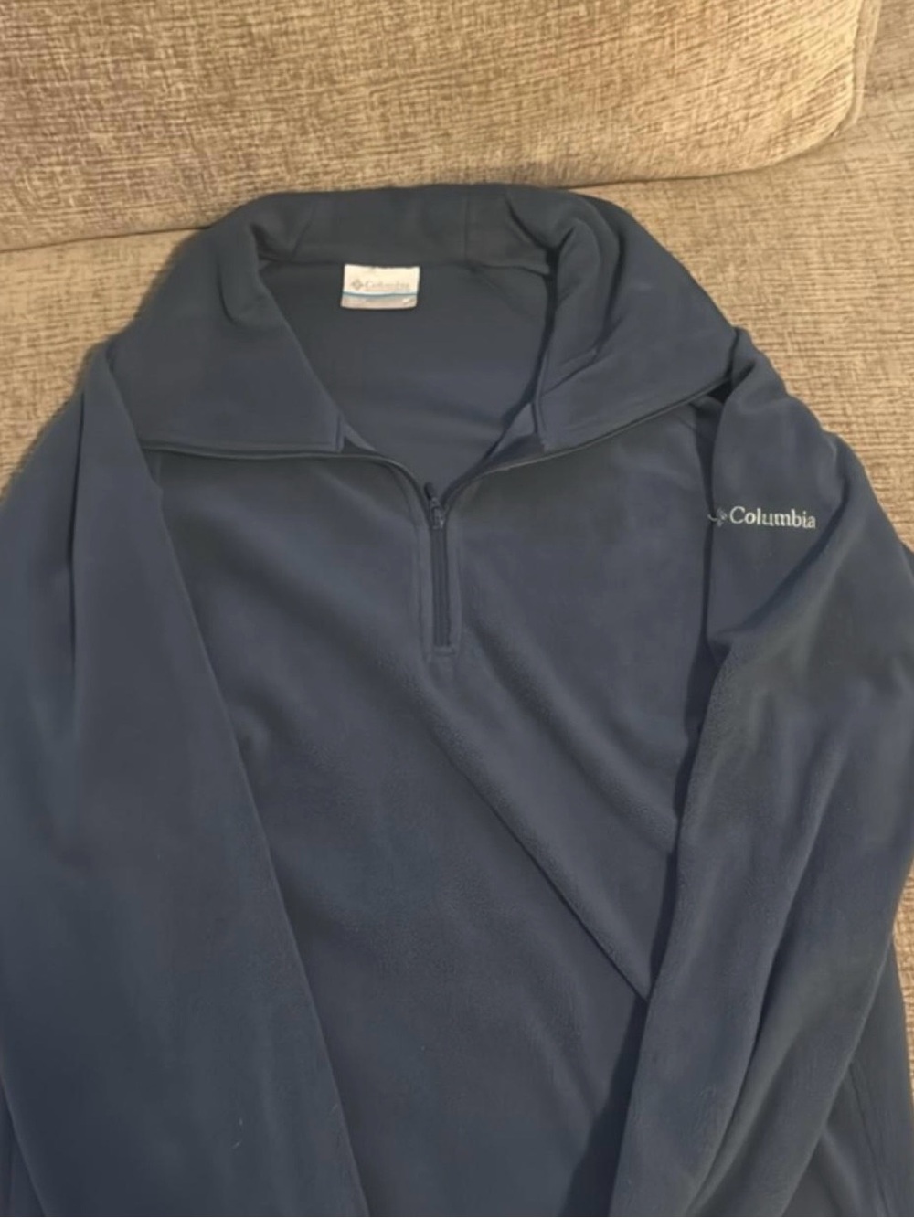 Columbia women’s  Navy Half-Zip Fleece Pullover